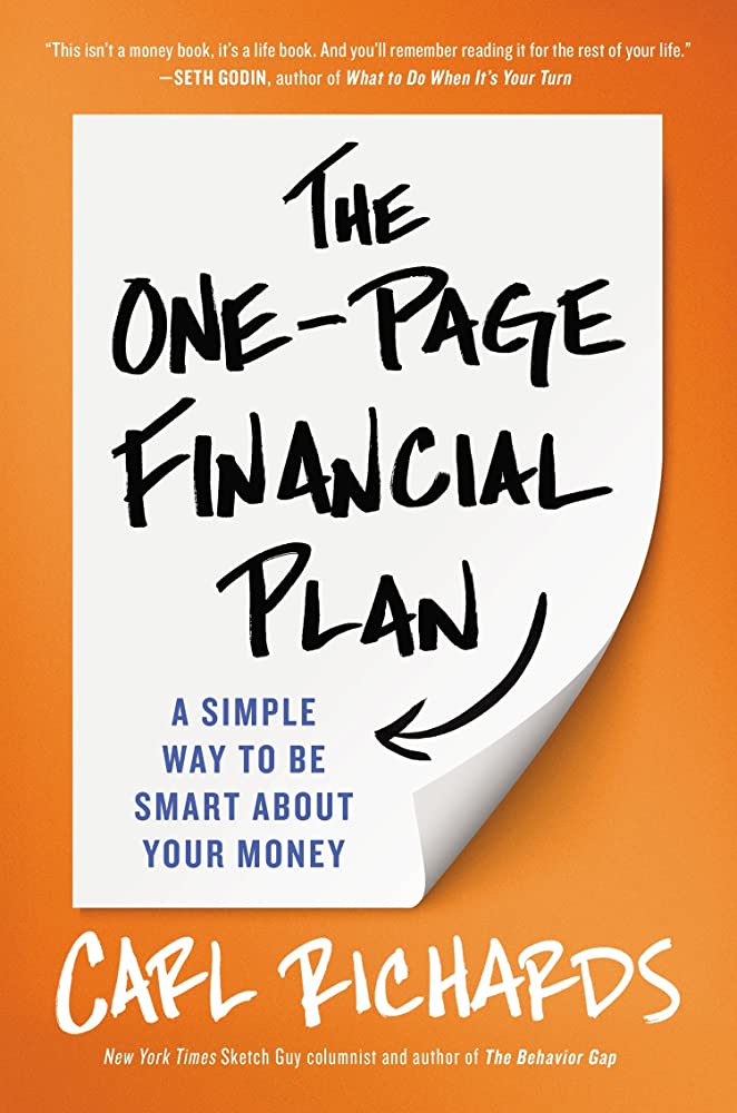 Simplifying Personal Finance with "The One-Page Financial Plan" by Carl Richards
